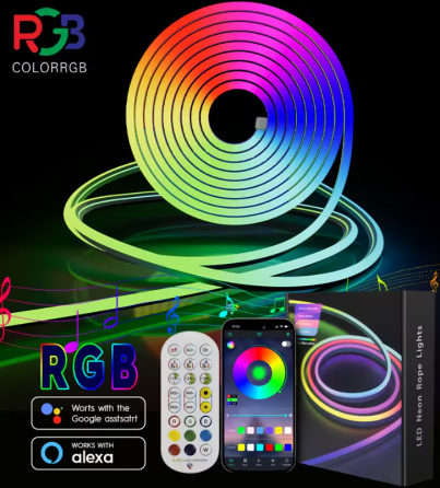 Лента светодиодная LED NEON RGB STRIP 5M Bluetooth 9462 Днепр