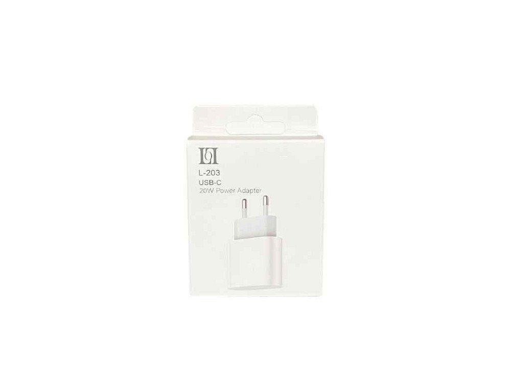 Сетевое зарядное устройство TYPE-C 3,1A 20W белый L-203 ТМ YESPLUS Киев - изображение 1