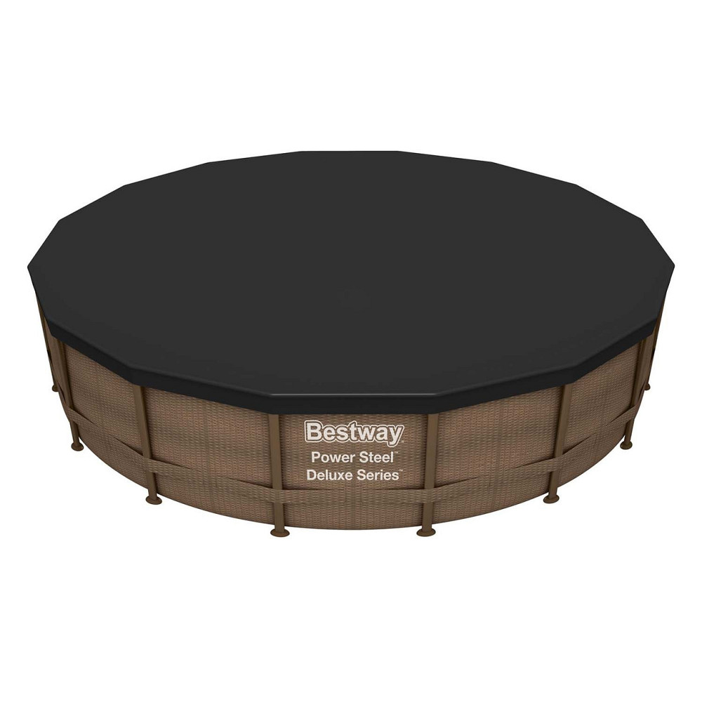 Накриття для каркасного басейну Bestway 58249 488 см Київ - фото 4