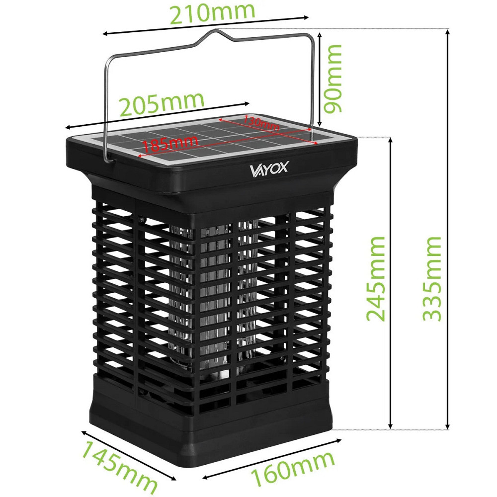 Лампа от насекомых на солнечной батарее Vayox IKV-200 Днепр - изображение 5