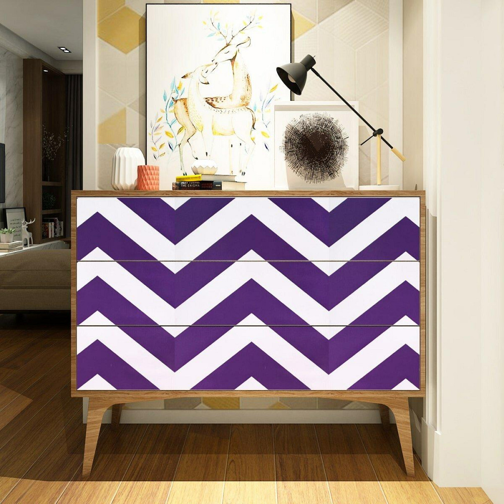 Самоклеющаяся пленка 0,45х10м х 0,07мм Сливовая SW-00001222 Днепр - изображение 5