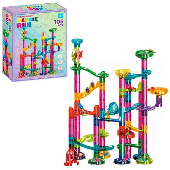 Дитячий конструктор "Лабіринт-гірки" K36 світло, 105 деталей Вінниця