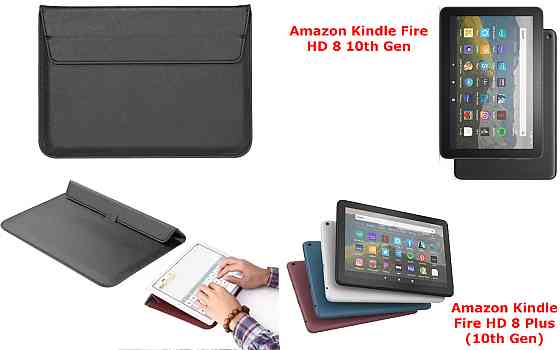 Чехол-конверт VitoCase для Amazon Kindle Fire HD 8 10th Gen, Fire HD 8 Plus (10th Gen), с функцией подставки Киев