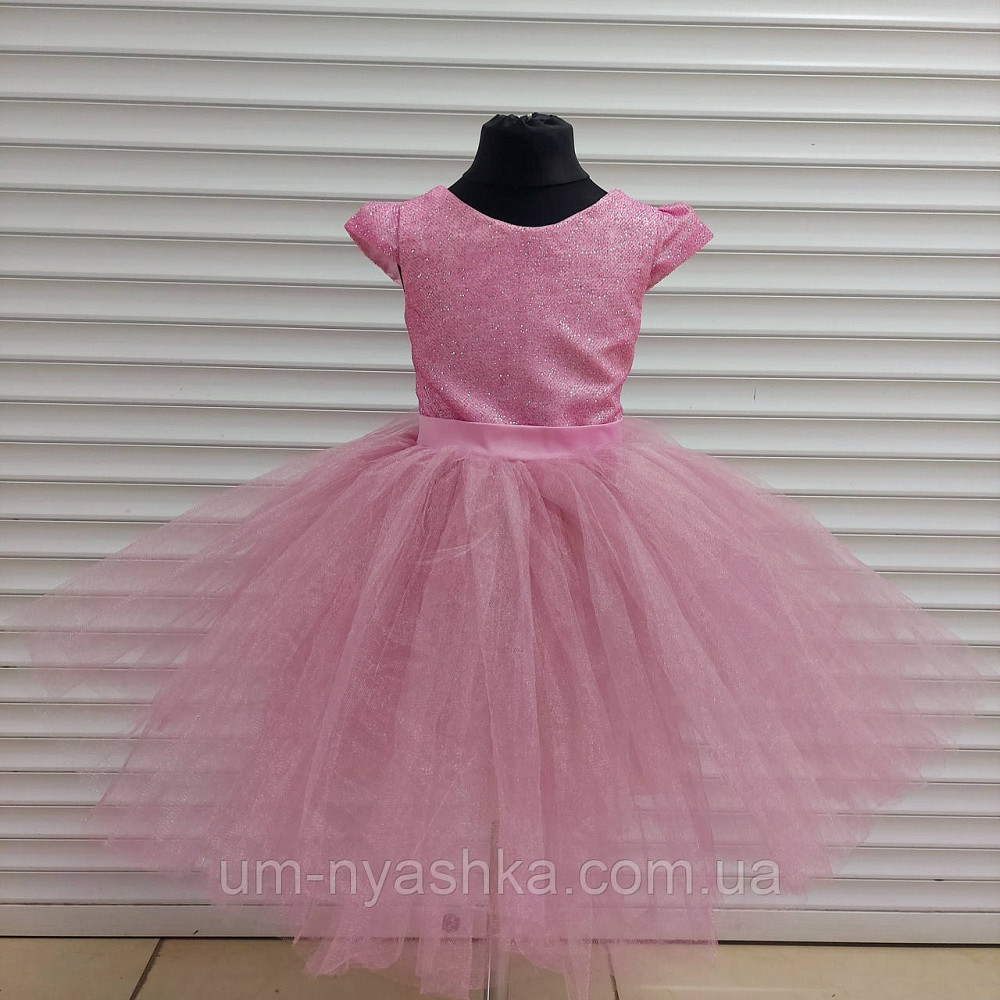 Нарядное розовое платье на девочку на 3-5 лет Кривой Рог - изображение 1