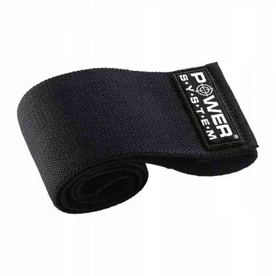 Тканева гумка для фітнесу та спорту Power System PS-4092 Booty Band LVL 2 Black/Green (d_80 см. 12-1 Каменское