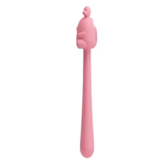 Мини-вибратор на палочке Pretty Love Cute Bunny гибкий, розовый, 14.2 х 1.8 см Sex Aura Киев