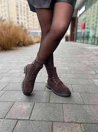 Molly Черевики жіночі MOLLY 12-16 коричневі (зима, замша натуральна) (5715) 40 Коломыя