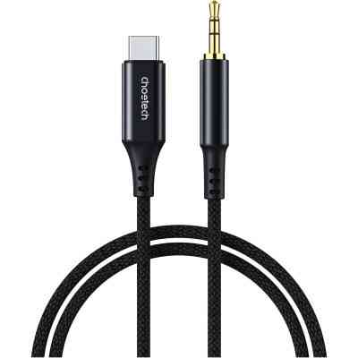 Перехідник USB-C to jack 3.5mm stereo audio (CDLA) 2.0m Choetech (AUX008-BK) Вінниця