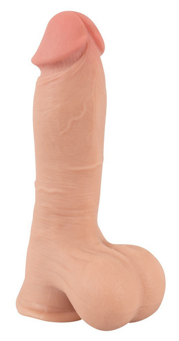 Фаллоимитатор - Nature Skin Dildo With Movable Skin, 20 см Sex Aura Киев - изображение 2