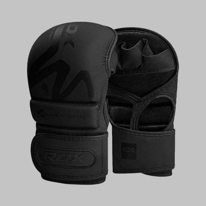 Рукавиці ММА (Греплінгові рукавички) RDX T15 Noir Inner Matte Black M Кам'янське - фото 8