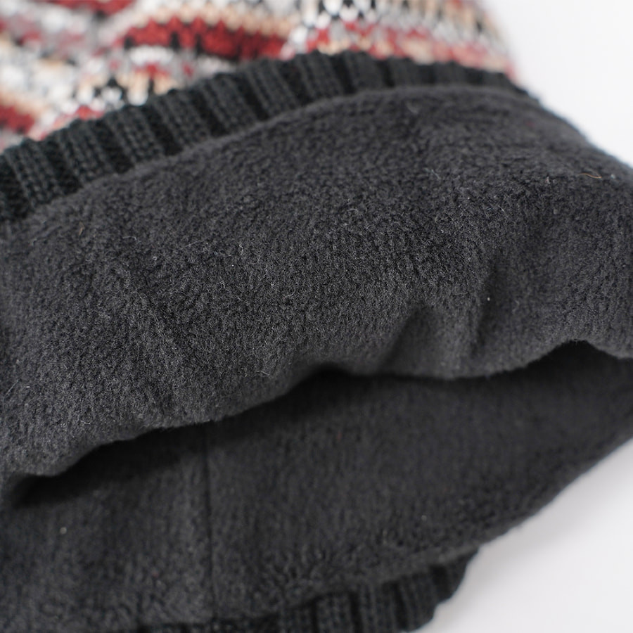 Водонепроникна шапка Dexshell Beanie Fair Isle кольорова Бордовий (S-M) Вінниця - фото 5