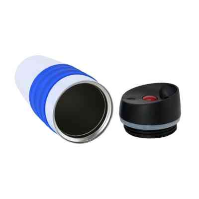 Термокружка Bergamo Mario 400 мл білий/синій (310-3) Вінниця