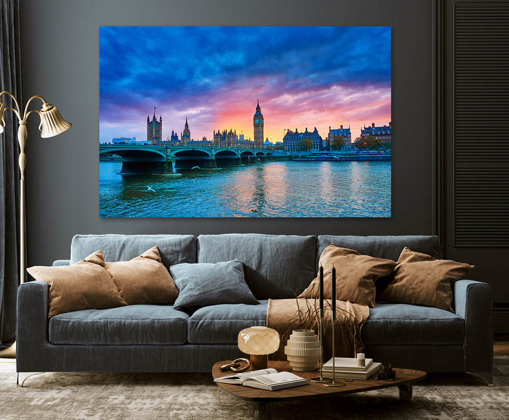 Картина полотно у вітальню / спальню      Велика Британія   MLP_231 ( 60х30см ) 40x80 см Київ - фото 3