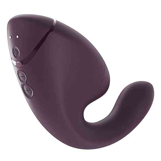 Двойной вакуумный клиторальный стимулятор с вибрацией Womanizer Next Duo - Dark Purple Sex Aura Киев
