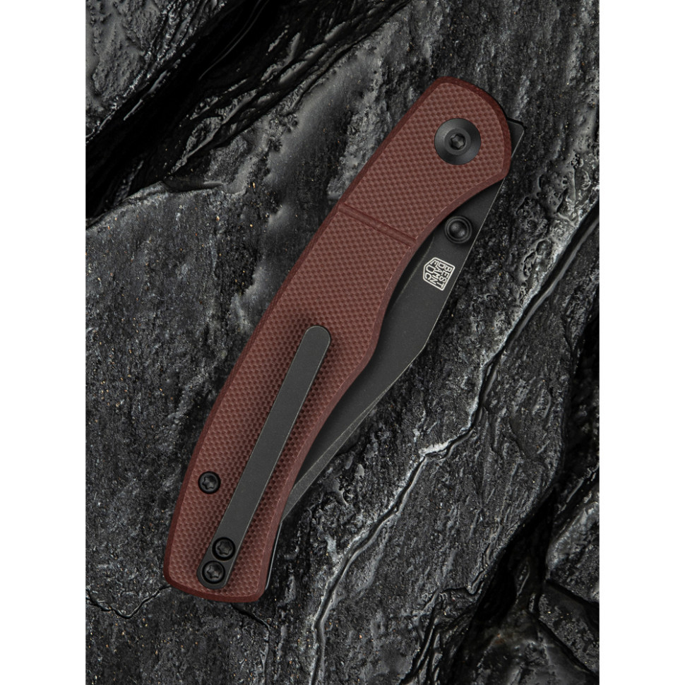 Ніж складаний кишеньковий Civivi Clingman, (7.6 см) Nitro-V / G10 темно-червоний Киев - изображение 14