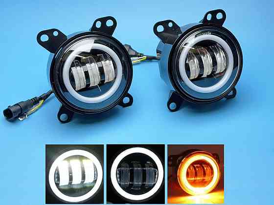 Протитуманні LED фари DAF XF105, CF65, CF75, CF85, LF45, LF55 білі (35вт) + Ходові огні + поворот Харків