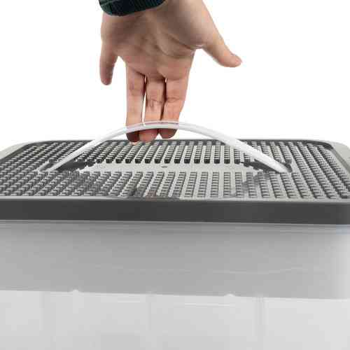 Контейнер для зберігання конструктора 15 літрів 2 рівня Kruzzel (25756) Нововолинськ