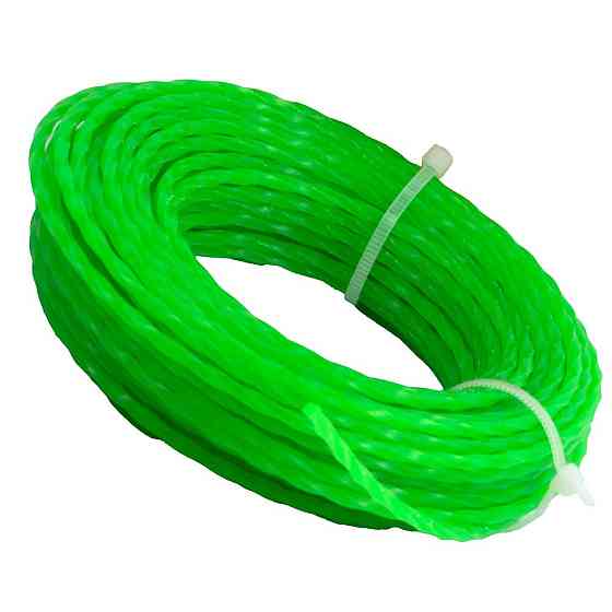 Леска для триммера крученый квадрат Ø3.0мм 15м SIGMA (5616061) Киев