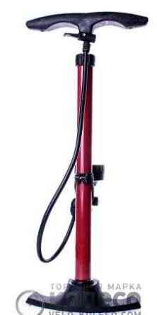 Насос ручний (з манометром на 7кг/см2) (червоний) Мукачево