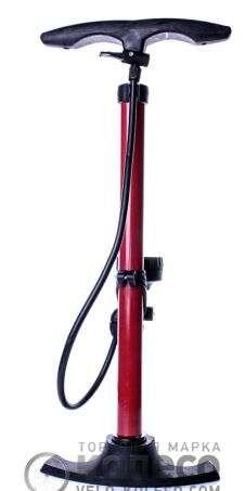 Насос ручний (з манометром на 7кг/см2) (червоний) Мукачево - фото 1