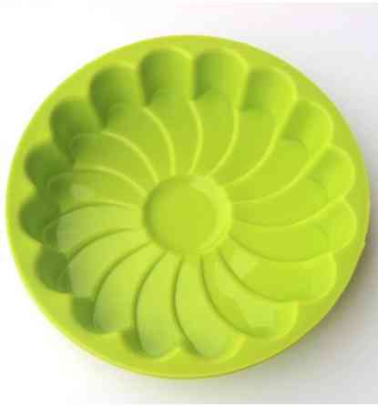 Молд силиконовый для выпечки Ромашка 225 мм салатовый Киев