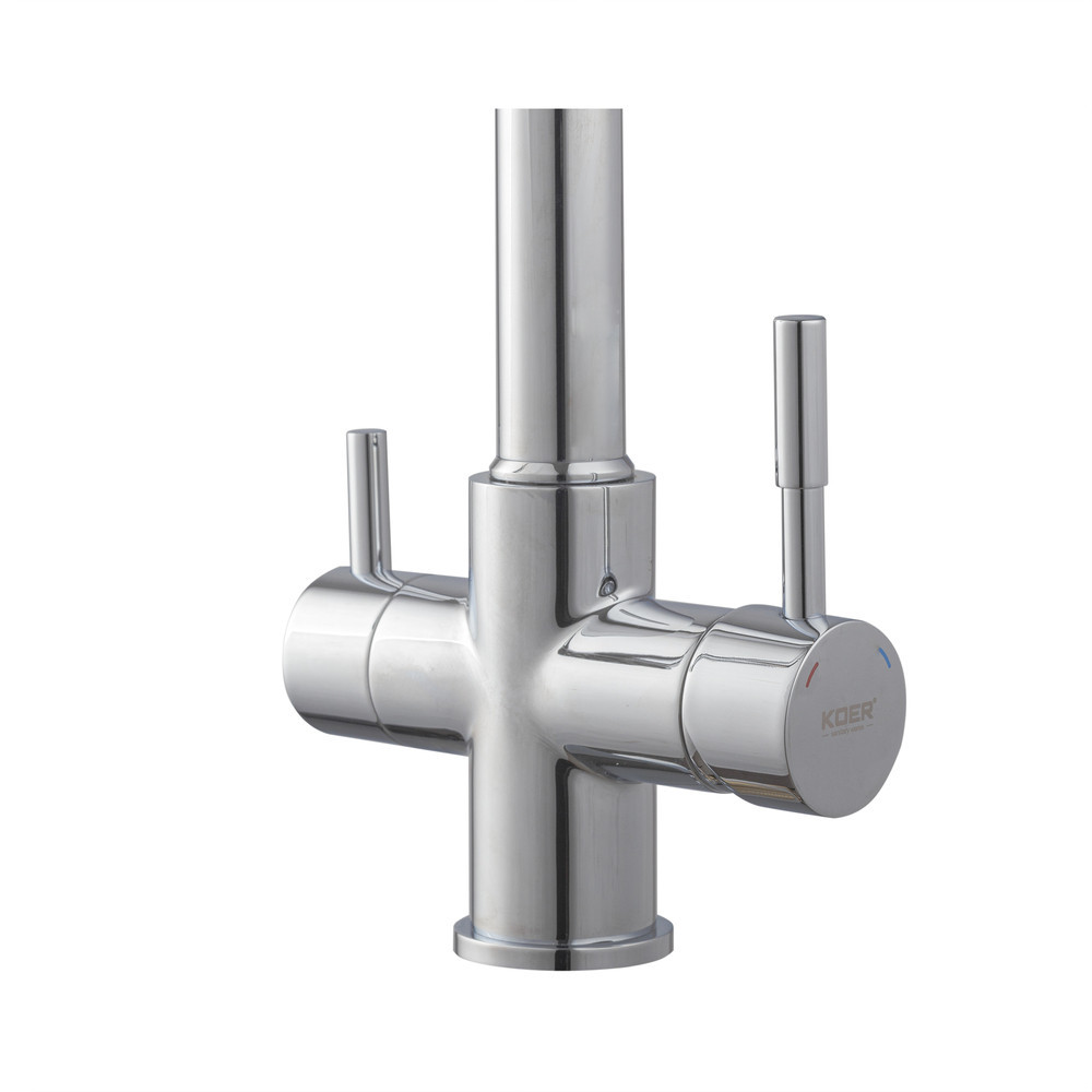 Кухонний змішувач Koer KB-72025-01 з виходом для питної води та пружинним виливом (KR5014) Харків - фото 8