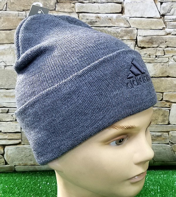 Шапка лопата стильная с отворотом  Adidas Originals Киев - изображение 2