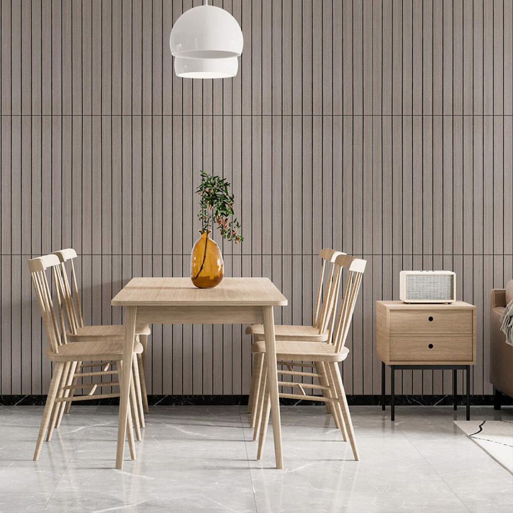 Покрытие виниловое самоклеющееся 3D рейки 600х600х2,8мм Дуб мокко SW-00002201 Днепр - изображение 6