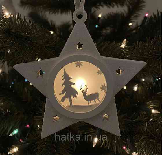 Новорічний декор на ялинку Sirius RHHY 1836 Київ