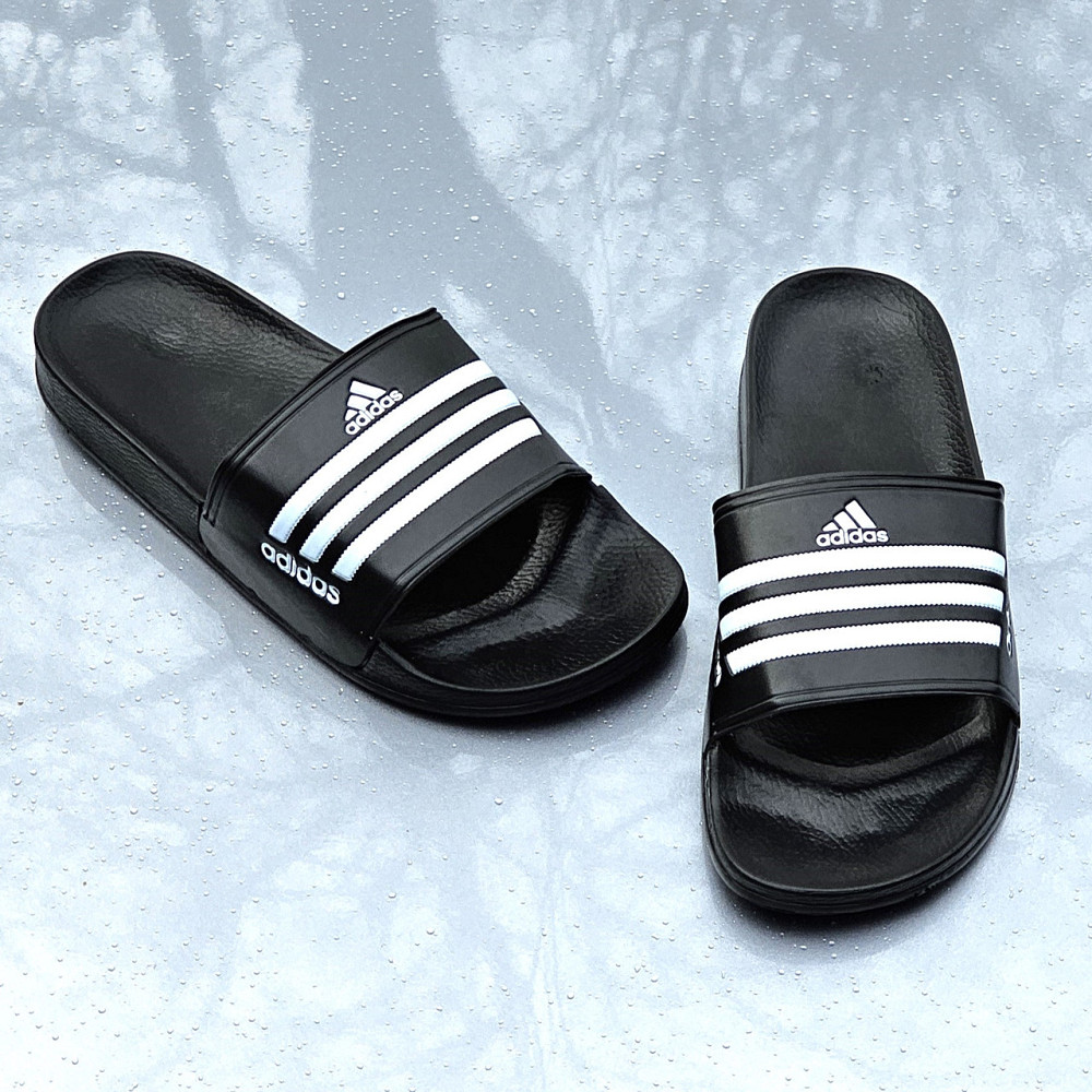 Шльопанці Adidas Чорні Сланці Тапочки Білі Адідас Жіночі (розміри: 36,37,38,39,40,41) Дніпро - фото 10