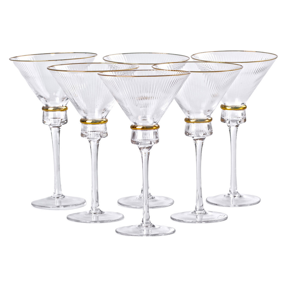 Набір з шести бокалів для мартіні 300 мл Київ - фото 1