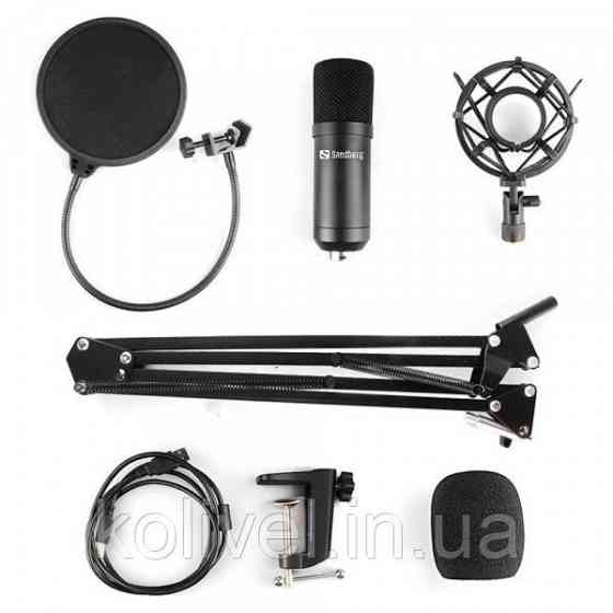 Ігровий стрім мікрофон Sandberg Streamer Kit USB, кабель 2,5м. (126-07) Київ