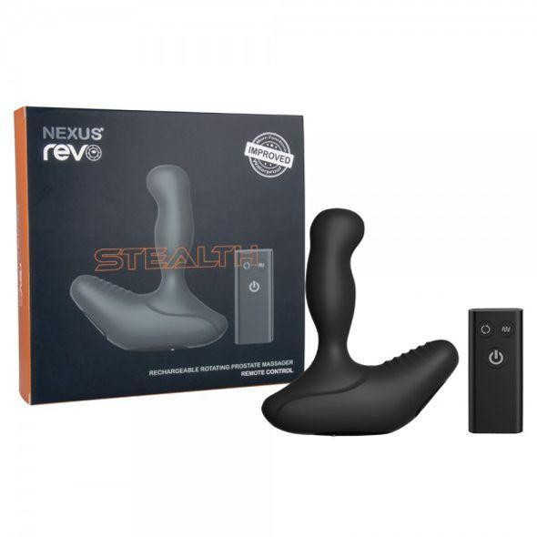 Масажер простати Nexus Revo Stealth з головкою, яка обертається і пультом ДК Sex Aura Київ - фото 3