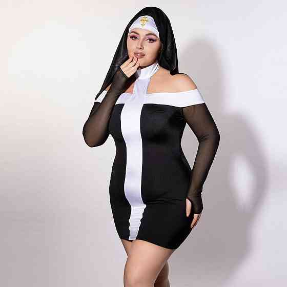 Эротический костюм монашки JSY P61130 Plus Size Sex Aura Киев