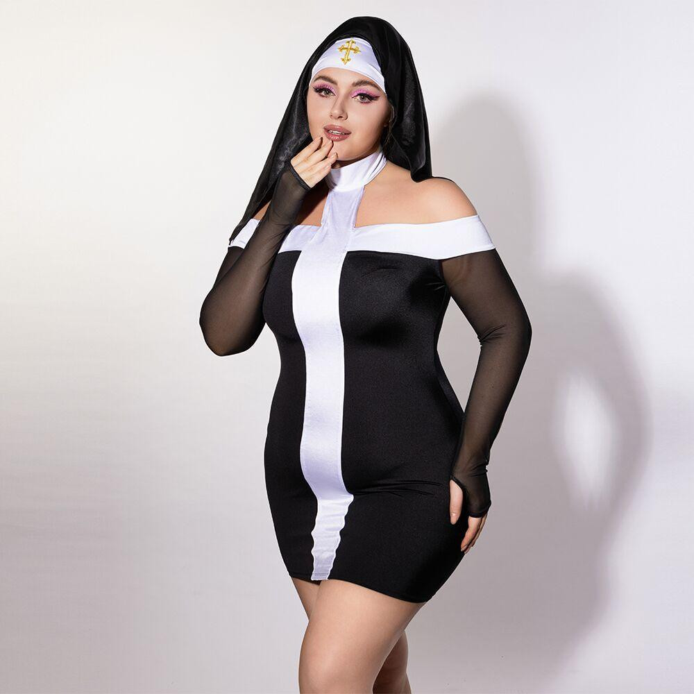 Эротический костюм монашки JSY P61130 Plus Size Sex Aura Киев - изображение 5