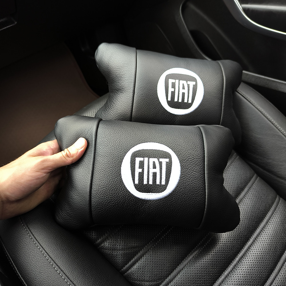 Дорожня подушка під голову Fiat Фіат, Подушка підголівник в подарунок, Подушки для машини HA-48 Львів - фото 11