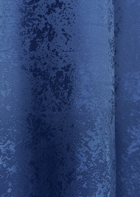 Комплект готових штор VR-Textil Жакард Мармур Al1 № 442ш Синій 150х270 см 2 шт (30-969) Київ - фото 8
