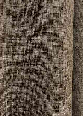 Шторна тканина льон фактурний легкий, колекція “ALORA-TON” колір какао 1873ш Київ