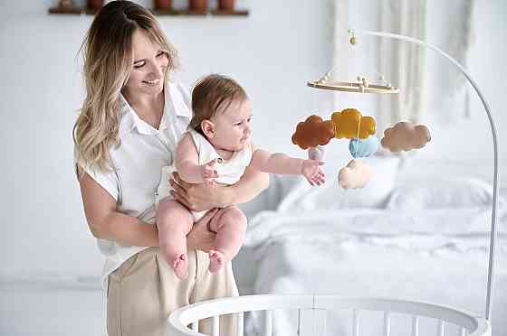 Музичний мобіль WooolyWool «Хмаринки» з 35 мелодіями Київ