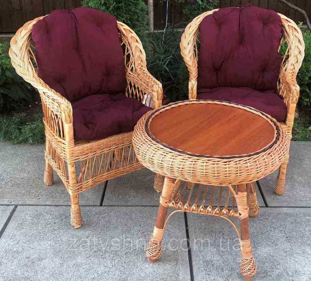 Плетеная мебель для дачи|  Мебель из лозы балконная  |мебель плетеная с подушками Киев - изображение 3