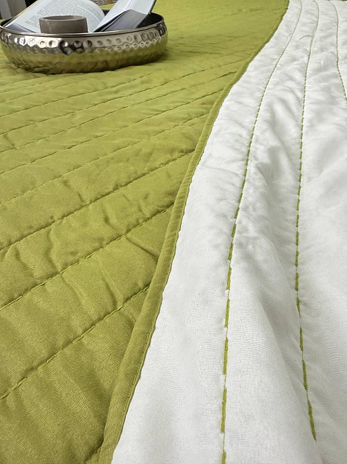 Ecotton Покривало Nostra 240х260 см двостороннє антиалергенне оливковий (L0018Oliva) Коломия - фото 9