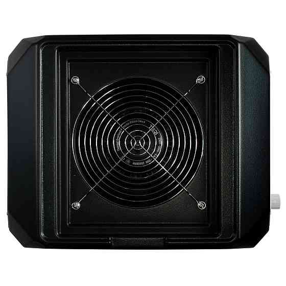 Настольная маникюрная вытяжка Teri Diamond черная (решетка металлик) Киев