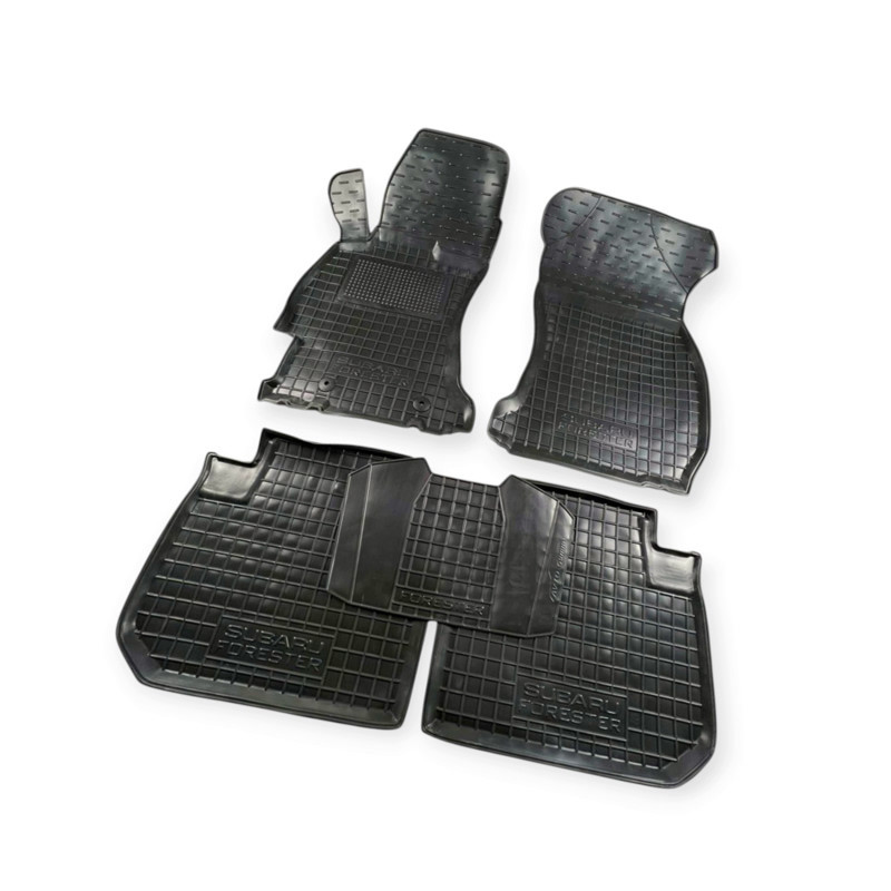 Килимки салону Subaru Forester IV (2013-2020) борт 2,5 см, з перемичкою Мукачево - фото 1