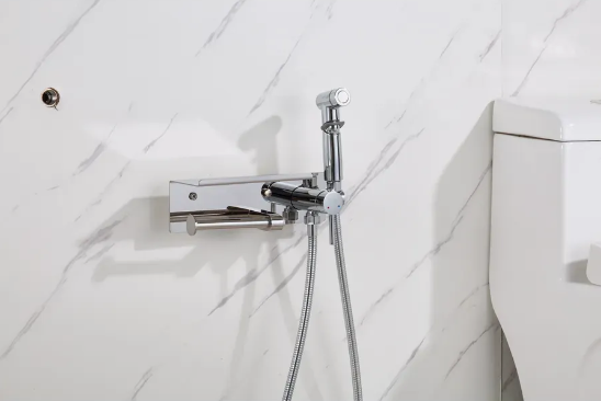 Змішувач для гігієнічного душу Mixxus Premium HANS 069 з тримачем для туалетного паперу (MI6785) Чернівці - фото 4