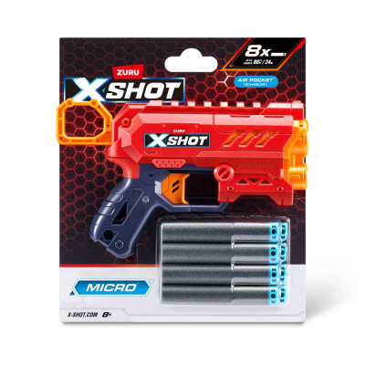 Игрушечное оружие Zuru X-Shot Быстрострельный бластер Excel Micro 2.0 Color Card (8 патронов) (36726TQ1R) Винница - изображение 7