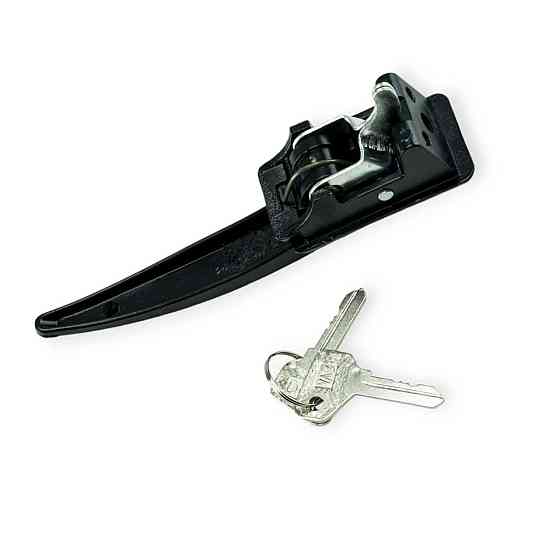 Ручка зовнішня УАЗ 452 із замком чорна двері Мукачево