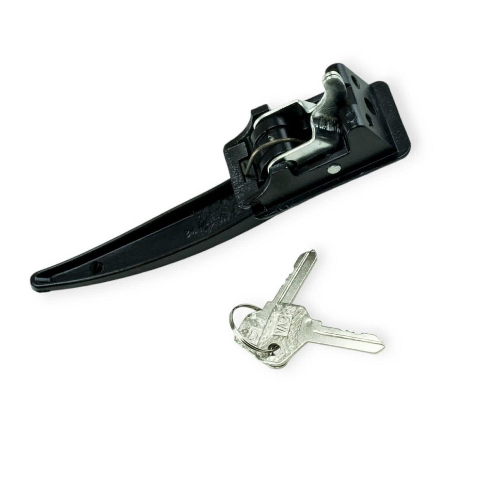 Ручка зовнішня УАЗ 452 із замком чорна двері Мукачево - фото 1