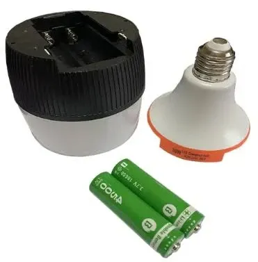 Лампа діодна акумуляторна E27 30Вт BL-599 з 2 акумуляторами, що знімаються 18650 Одеса