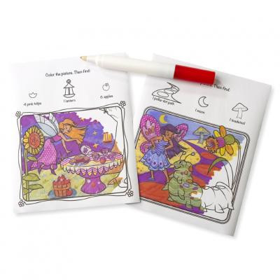 Набор для творчества Melissa&Doug Волшебная раскраска с маркером Феи (MD5355) Винница - изображение 2