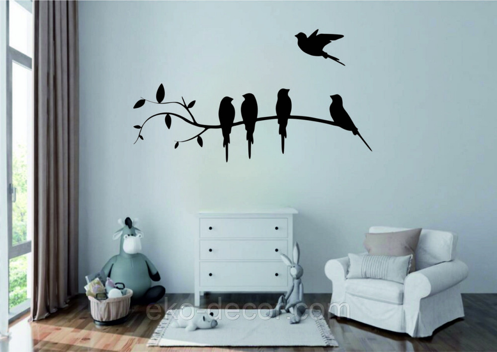 Декоративное настенное Панно «Птички на ветке», Декор на стену Киев - изображение 9